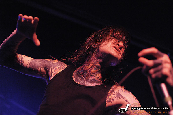 brutales gemetzel - Fotos der "Beastfest European Tour": Suicide Silence, Caliban & Maroon in Aschaffenburg 